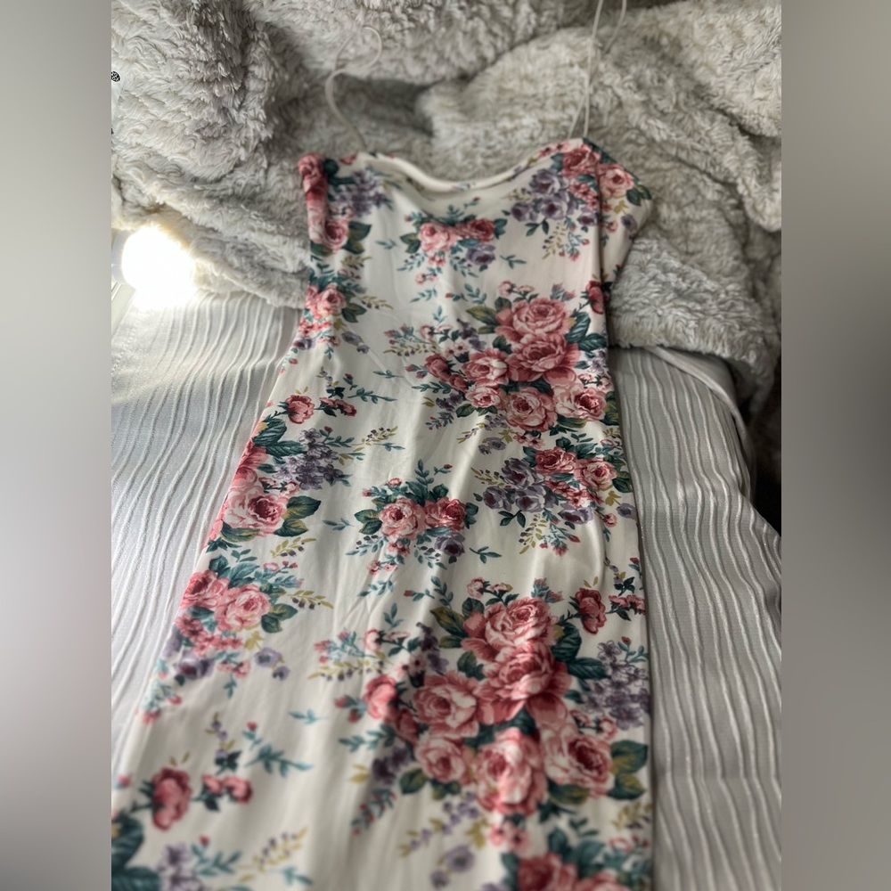 Forever 21 S White Floral Dress
